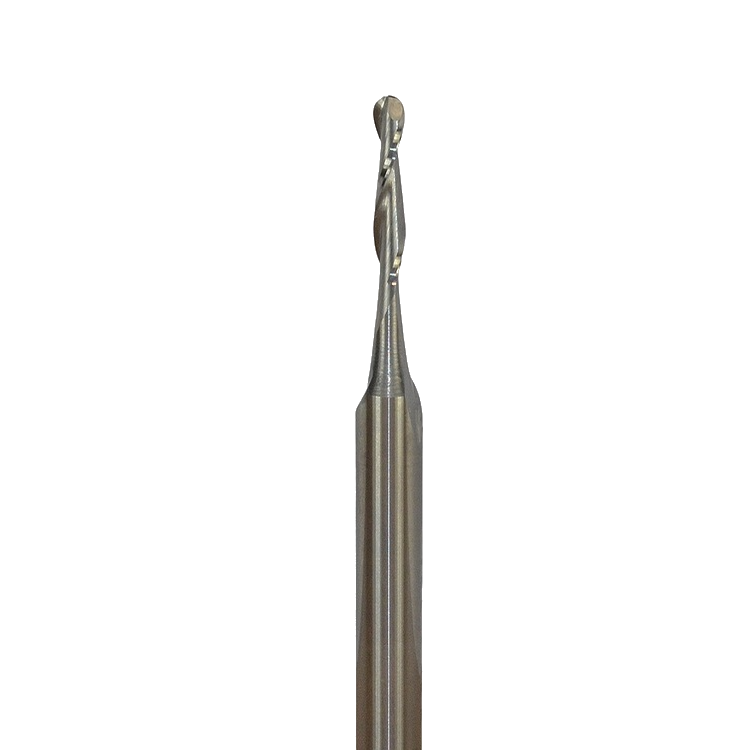 Carbide Tip Upcut 2 Flute Ballnose - 1/8 in Cutting x 1/4 in Shank