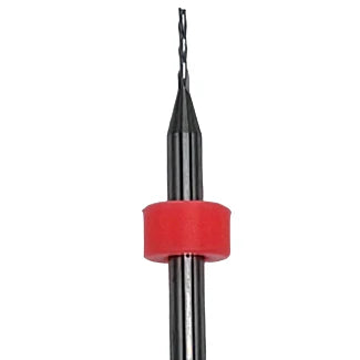 Solid Carbide - Fish Tail, Downcut Spiral Bit - 1/32